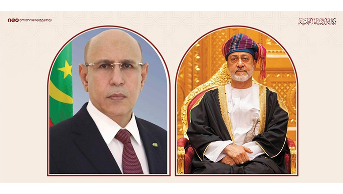 His Majesty greets President of Mauritania