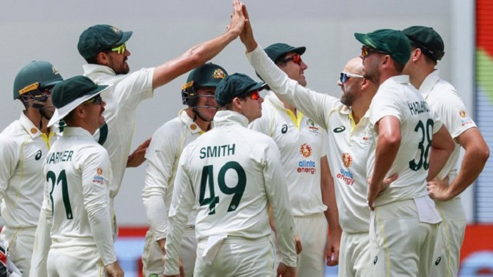 Labuschagne, Lyon star as Australia crush West Indies by 164 runs in first Test