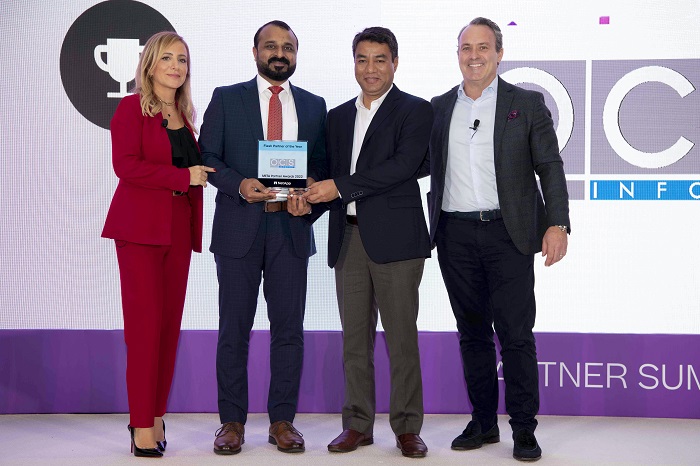 Oman Computer Services wins NetApp 2022 META partner excellence award in Netapp 2022 Partner summit