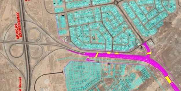 بلدية مسقط تسند مشروع ازدواجية شارع حلبان (المرحلة الأولى)