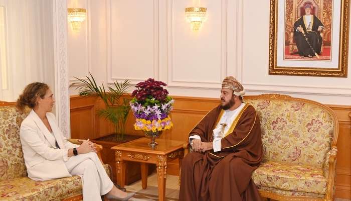 On behalf of HM, Sayyid Asa’ad receives Italian Ambassador