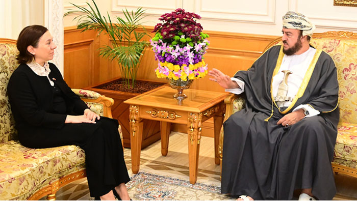 On behalf of HM, Sayyid Asa’ad receives Turkish Ambassador