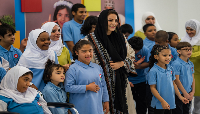 Honourable Lady visits Association of Children with Disabilities in Muscat