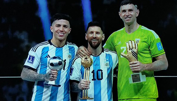 Virtual clean sweep for Argentina in World Cup awards