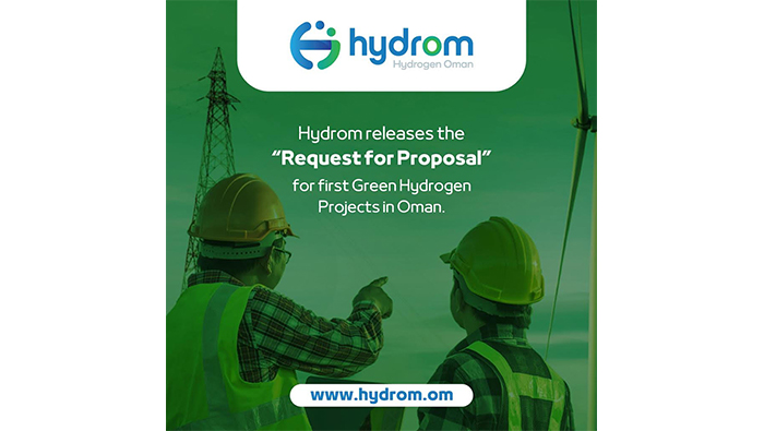 Hydrom releases 'Request for Proposal' for first green hydrogen projects in Oman