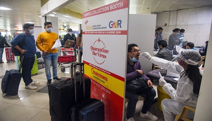 India restarts random sampling of international passengers at airports for Covid-19