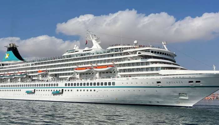 Cruise ship ‘Artania’ docks at Salalah Port 