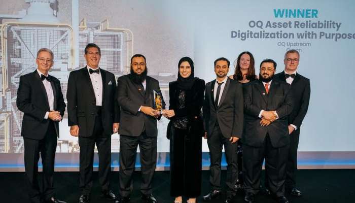 Oman’s OQ wins Bentley Systems '2022 Going Digital Awards in Infrastructure'