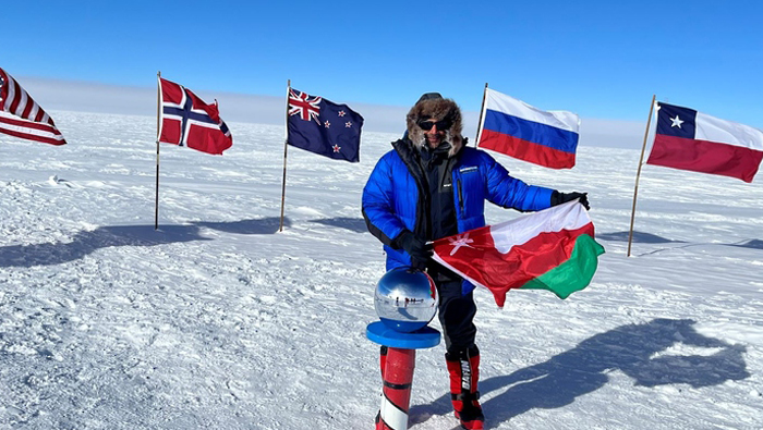 Omani adventurer manages to climb highest peak in Antarctica