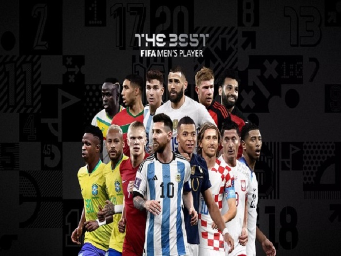 FIFA奖2022：梅西，姆巴佩（Mbappe）的星光熠熠的名人名单的一部分