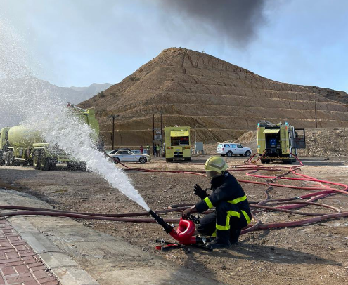 Fire in Bausher food warehouse: 20 hours of Firefighting