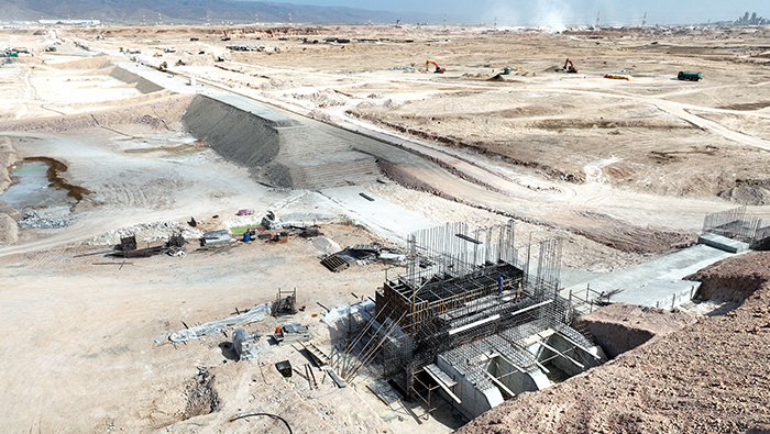 Construction work continues on two dams in Salalah