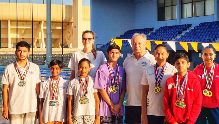CBSE Swimming Clusters held at the Sultan Qaboos Sports