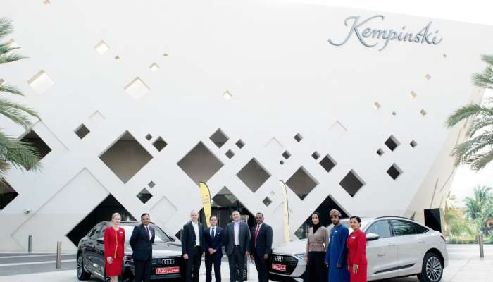 Audi Oman heralds Sayarti, Kempinski Hotel into luxury of electric vehicle