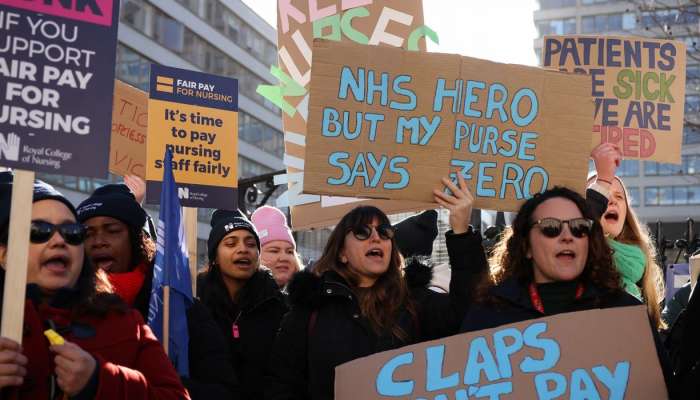 UK health workers stage 'biggest NHS strike' in history