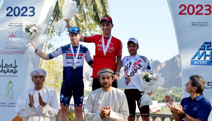 Belgian rider Jenthe Biermans obtains gold in Muscat Classic Race