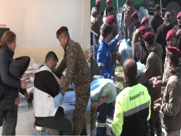 Indian Army providing medical aid, relief material to people in Para Field hospital in Turkey's Iskenderun