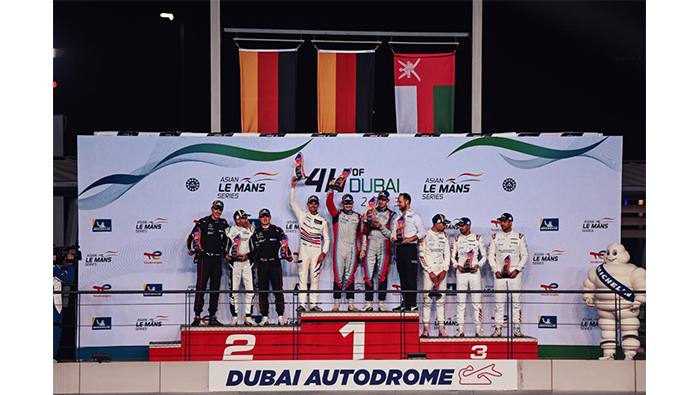 Al-Zubair, Stolz and Konrad finish third and seventh in first two rounds of Asian Le Mans Series in Dubai