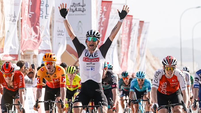 Diego Ulissi punches over Yeti Hills to take victory on penultimate stage of Tour of Oman 2023