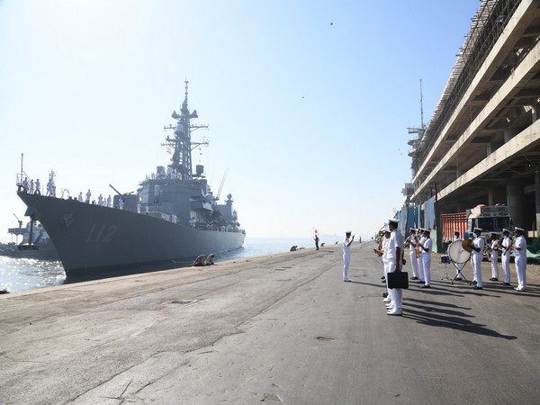 Japanese warship JS Makinami on goodwill visit to Mumbai