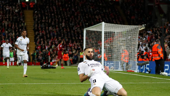 Real Madrid Roar Back To Thrash Liverpool In Thriller At Anfield ...