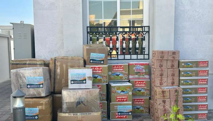 Large quantity of food items sent to earthquake-affected Syria