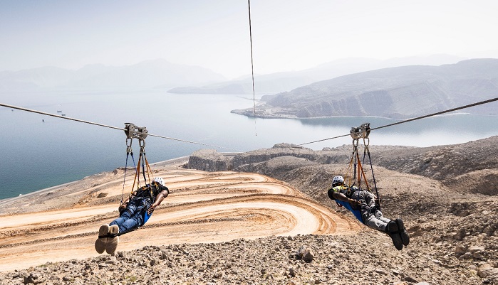 Are you ready to ride Oman's longest zip-line?