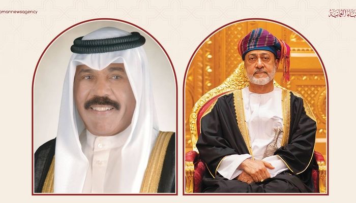 جلالة السلطان المعظم يهنئ أمير دولة الكويت