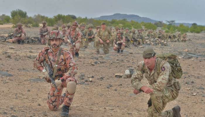 Omani-British joint military exercise 'Mountain Storm 2023' begins