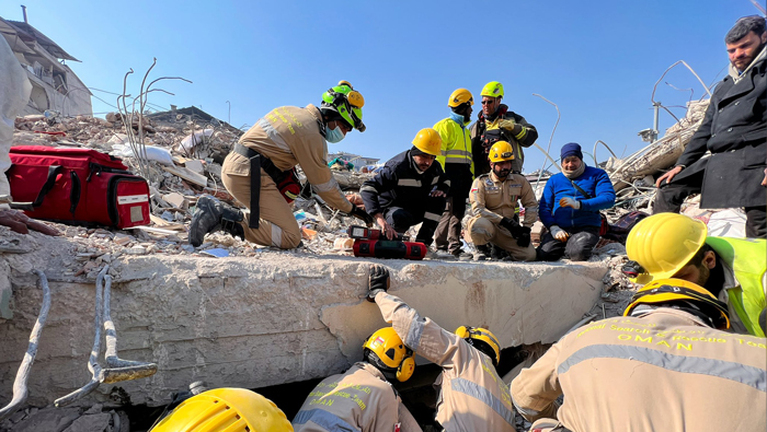 Exceptional efforts taken in quake-prone areas by Oman’s rescue mission