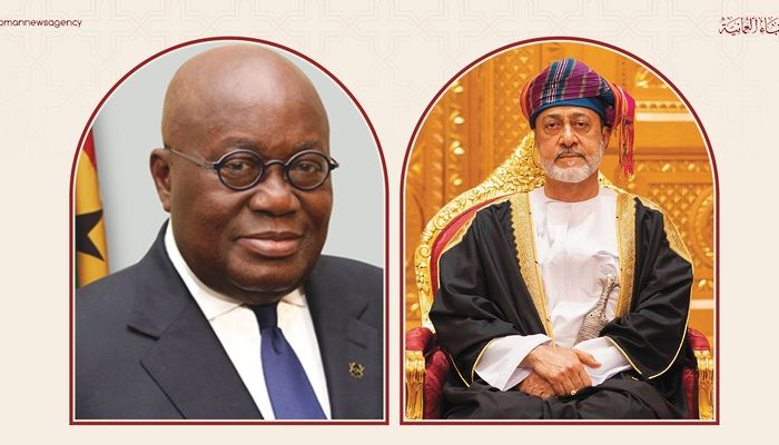 جلالة السُّلطان المعظم يهنئ رئيس جمهوريـة غانا