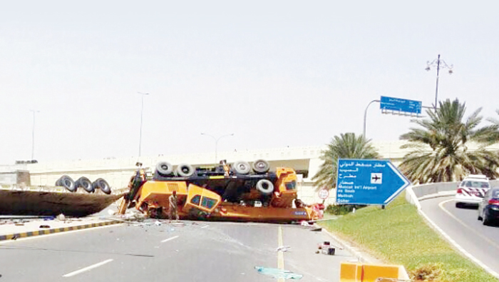 Oman reports  50% drop  in road accident casualties