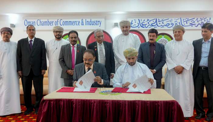 OCCI, INMECC sign pact to boost commercial, trade activities in Oman and India