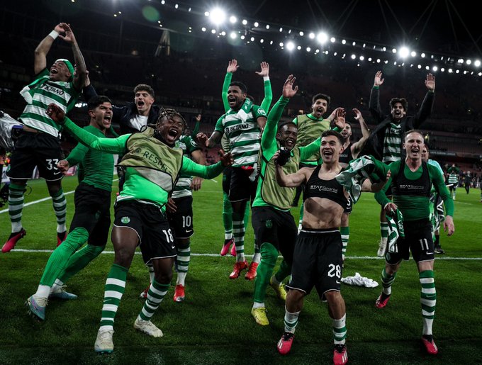 Sporting Lisbon book their place in last 8 as Arsenal crashes out of UEL