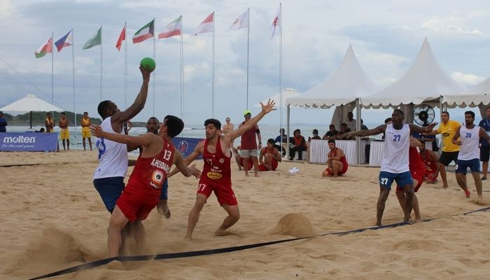 مُنتخبنا الوطني لكرة اليد الشاطئية يتأهل إلى نهائي البطولة الآسيوية بإندونيسيا