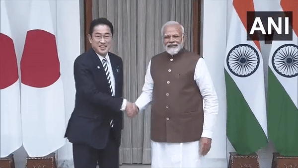 Bilateral talks between PM Modi, visiting Japanese Prime Minister Kishida begin