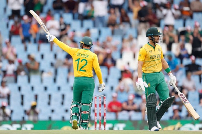 South Africa chase down T20I record target of 259 against West Indies