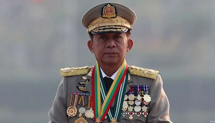 Myanmar junta chief vows to crush opposition