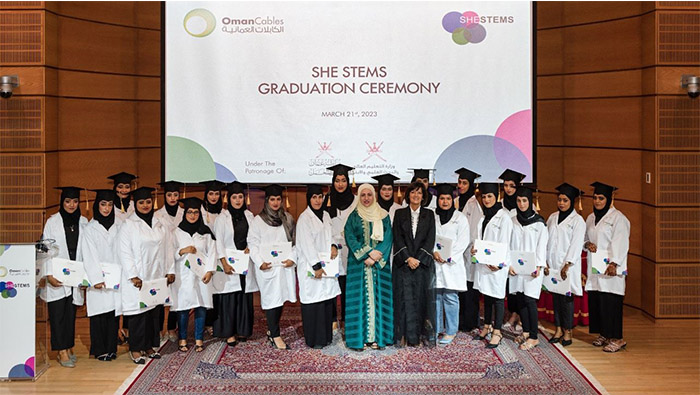 Oman Cables honours 20 Omani women graduates of the SHE STEMS initiative