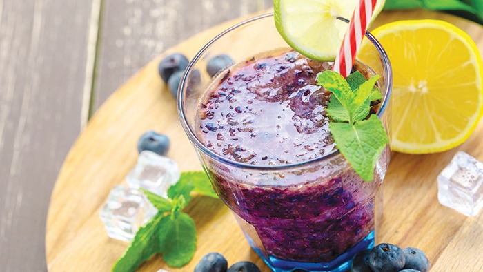 Iftar Recipe: Blueberry Ginger Dates Cooler
