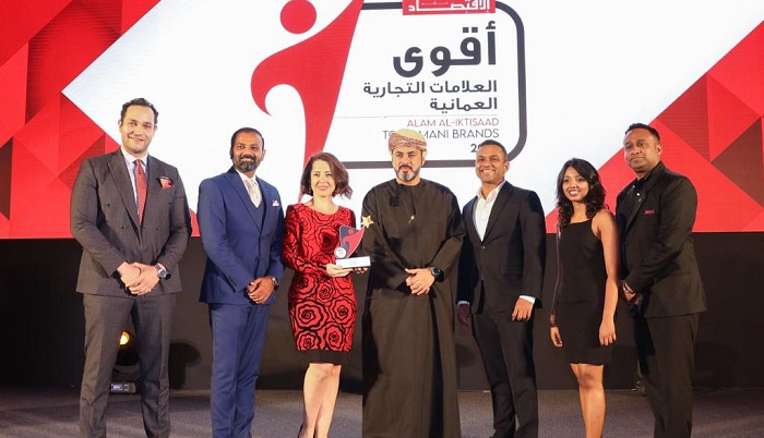 Crowne Plaza Hotels and Resorts awarded as top brand in Oman under hotel category by Alam Al-Iktisaad