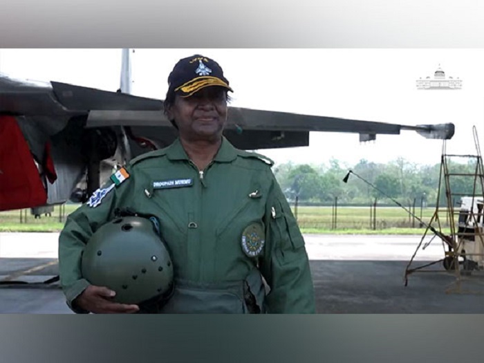 Indian President Murmu takes sortie for nearly 30 minutes in Sukhoi 30 MKI fighter aircraft