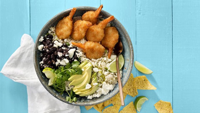Iftar Recipe: Mexican Tortilla Shrimp Bowls