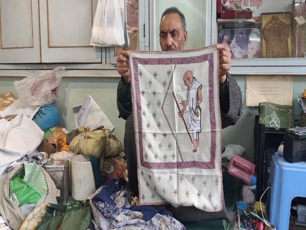 Craftsman Ghulam Muhammad Beigh reviving ancient art of 'Sozni' on pashmina shawls in Kashmir