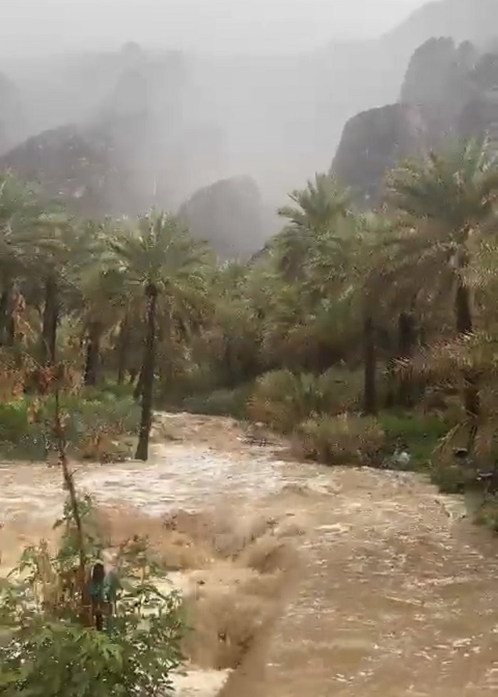 Parts of Oman witness rainfall with thunderstorms, hail
