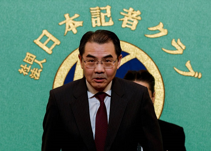 Detained Japanese businessman was involved in espionage: Chinese envoy
