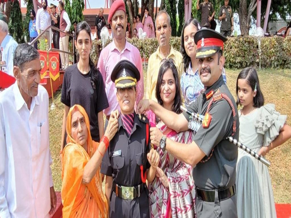 Indian Vir Chakra martyr's widow becomes Army officer