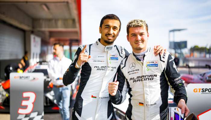 Oman’s Al Zubair and German Schiller win the opening round of  2023 International GT Open campaign