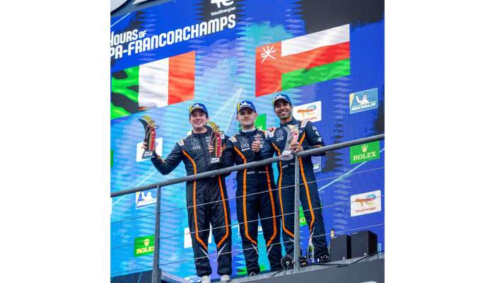 Historic first World Endurance Podium for Al Harthy  and Oman racing in exciting SPA 6 hour race