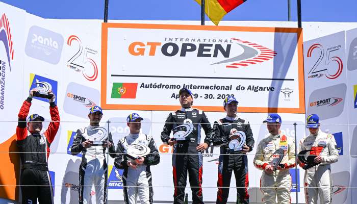 Al Faisal Al Zubair and Schiller lead International GT Open series after finishing second in race two in Portugal